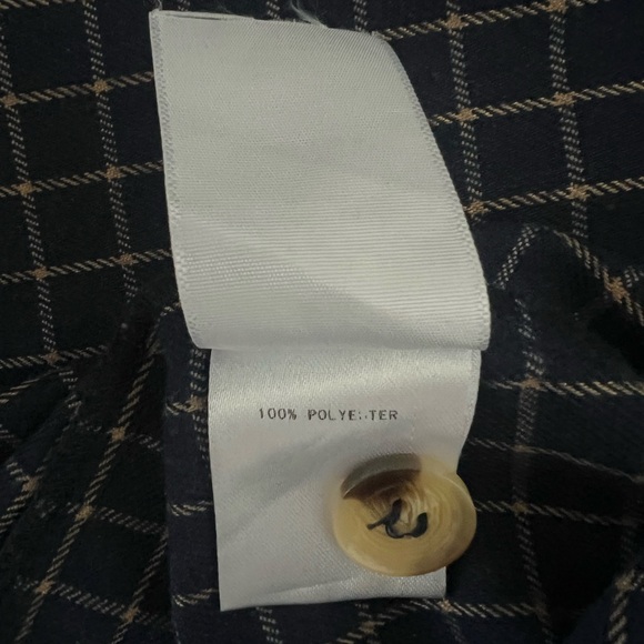 Miss Patina Navy Checkered Pinafore Dress - Picture 6 of 6